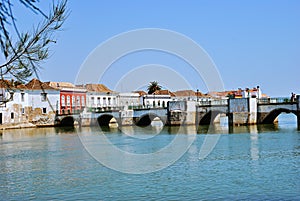 One of Tavira`s bridges over the River GilÃÂ o photo